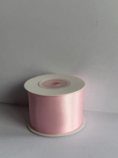 Panglica textil 4cm x 9m roz pastel 2