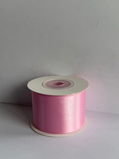 Panglica textil 4cm x 9m roz pastel 3