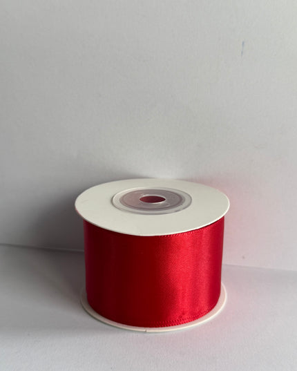 Panglica textil 4cm x 9m rosu