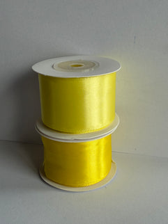 Panglica textil 4cm x 9m galben 2