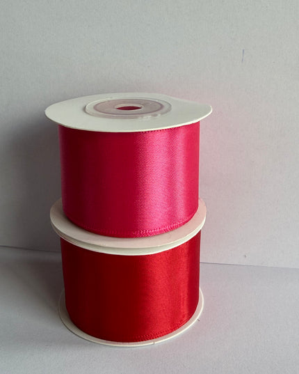 Panglica textil 4cm x 9m fucsia
