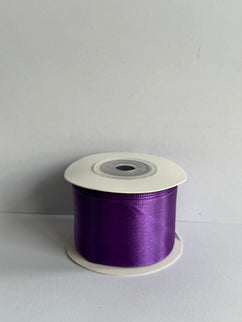 Panglica textil 4cm x 9m mov inchis