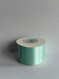 Panglica textil 4cm x 9m verde pastel
