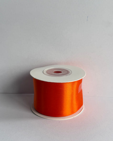 Panglica textil 4cm x 9m portocaliu