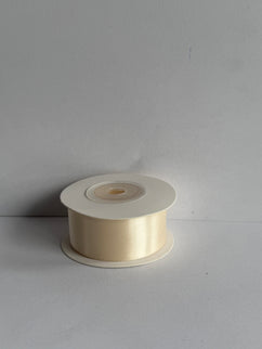 Panglica textil 2,5cm x 9m ivory