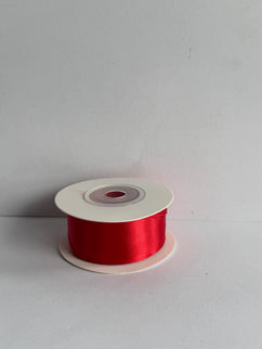 Panglica textil 2,5cm x 9m rosu