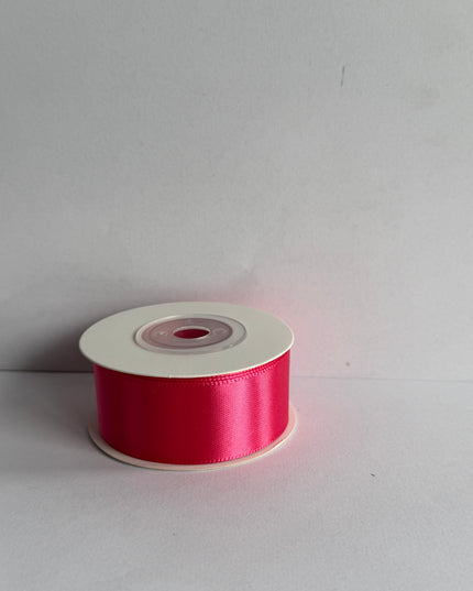 Panglica textil 2,5cm x 9m fucsia