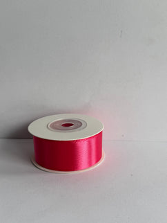 Panglica textil 2,5cm x 9m fucsia