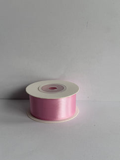 Panglica textil 2,5cm x 9m roz pastel 3