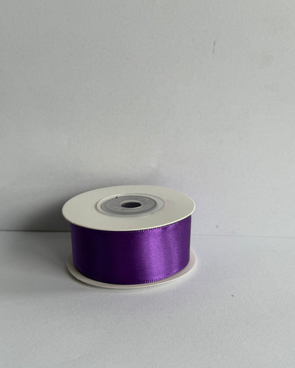 Panglica textil 2,5cm x 9m mov inchis