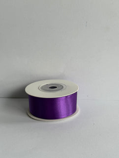 Panglica textil 2,5cm x 9m mov inchis