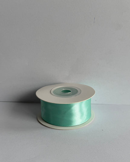 Panglica textil 2,5cm x 9m verde pastel