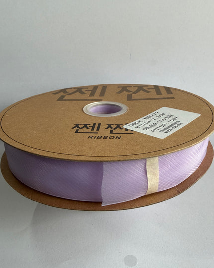 Panglica textil voal 91m mov