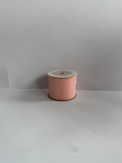 Panglica textil voal 4cm x 9m roz