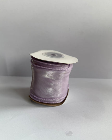 Panglica textil voal 4,5cm x 4,5m mov