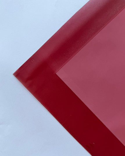 Ambalaj waterproof 60x60cm semitransparent visiniu margine lata visinie