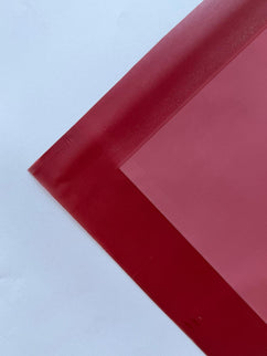 Ambalaj waterproof 60x60cm semitransparent visiniu margine lata visinie
