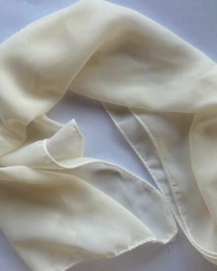 Traversa voal ivory 185x30cm