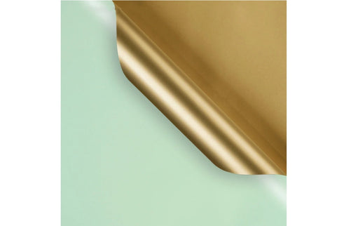 Ambalaj waterproof 60x60cm duo auriu si minty