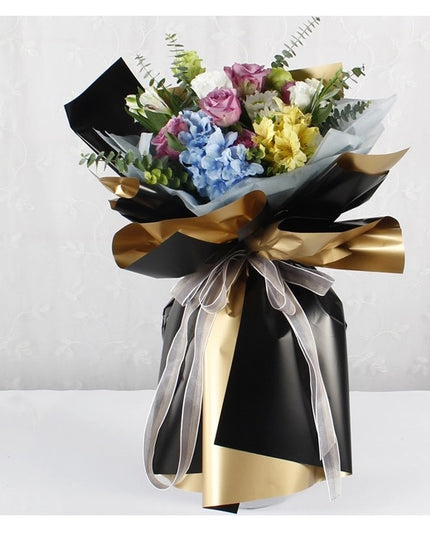 Ambalaj waterproof duo auriu si negru