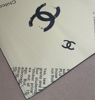 Ambalaj waterproof 60x60cm CC alb/negru