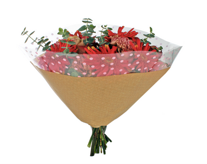 Sleeve 35x35cm dots roz