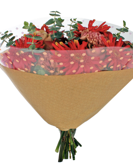 Sleeve 35x35cm dots portocaliu