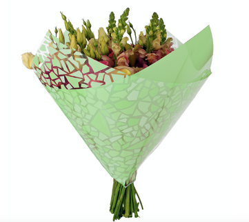 Sleeve 35x35cm mosaic green