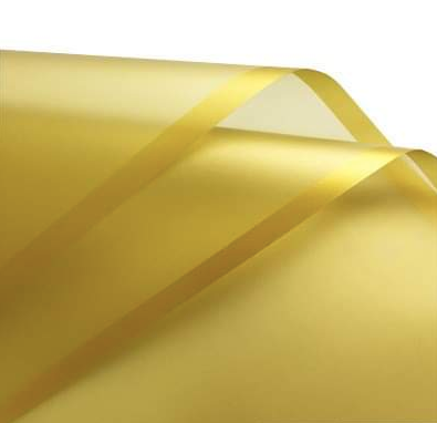 Ambalaj buchet flori waterproof 60x60cm foggy auriu