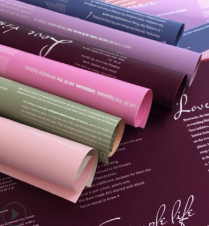 Ambalaj buchet flori waterproof 58x58cm roz