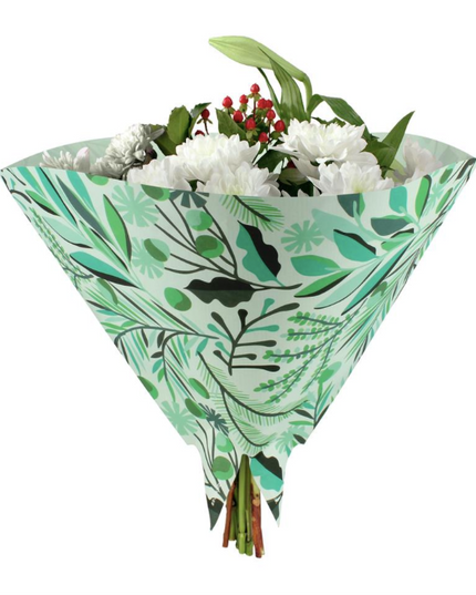 Sleeve 35x35cm tropical verde