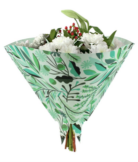 Sleeve 35x35cm tropical verde