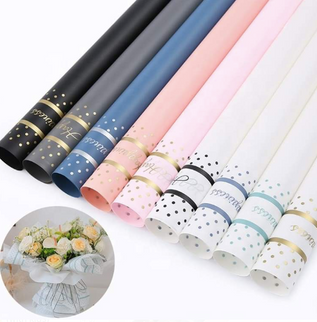 Ambalaj waterproof 60x60cm happiness alb scris auriu