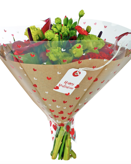 Sleeve 35x35cm love tag