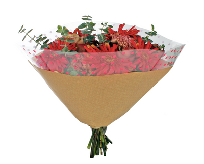 Sleeve 35x35cm dots red