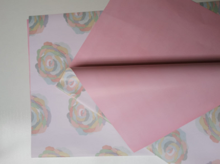 Ambalaj hartie de impachetat flori roz