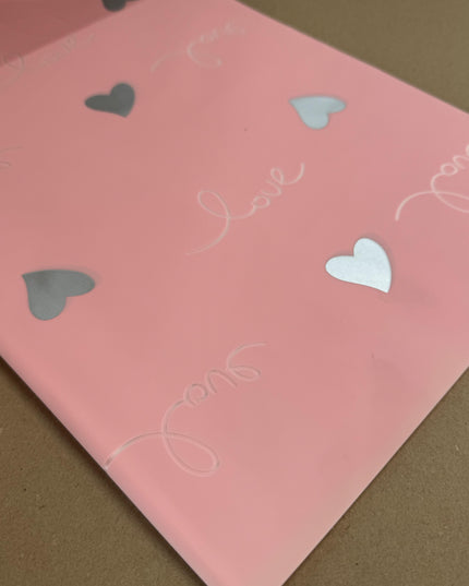 Ambalaj waterproof 60x60cm love roz