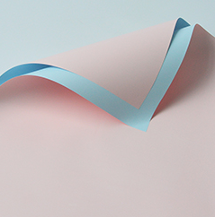 Ambalaj buchet flori waterproof duo pink-blue