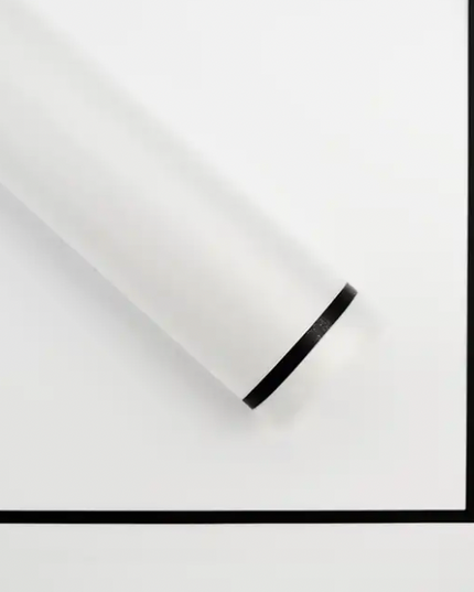 Ambalaj waterproof 60x60cm semitransparent margine neagra