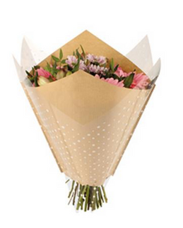 Sleeve 51x51x13cm kusama alb