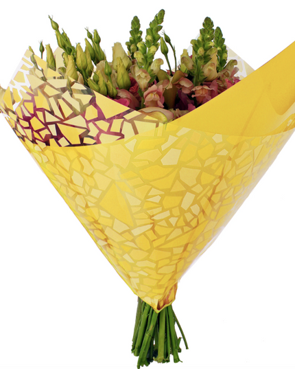 Sleeve 35x35cm mosaic yellow