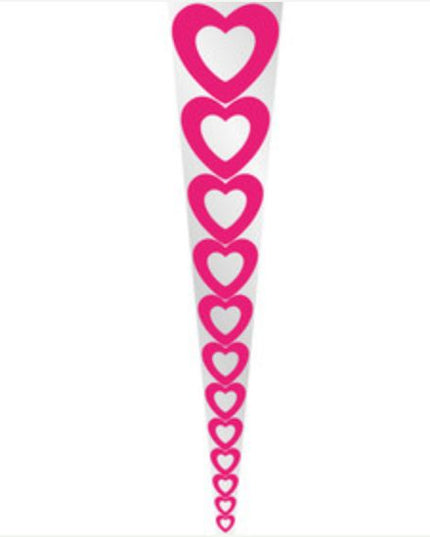 Sleeve 54x12x3cm S/50 inimioare roz