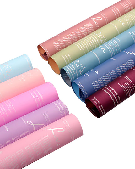 Ambalaj buchet flori waterproof 58x58cm mov