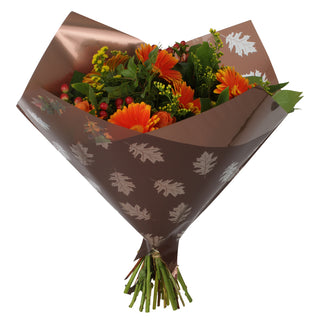 Sleeve 35x35cm frunze maro