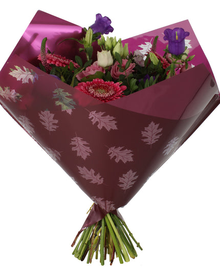 Sleeve 35x35cm frunze mov