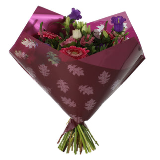 Sleeve 35x35cm frunze mov