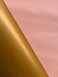 Ambalaj waterproof 60x60cm duo roz auriu