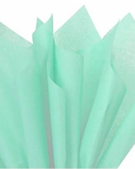 Ambalaj hartie de matase 60x60cm verde menta