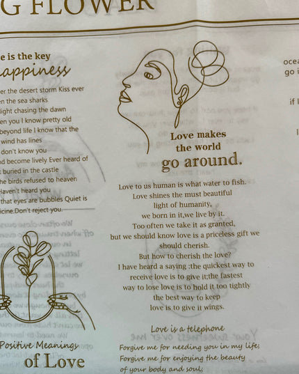 Ambalaj hartie de matase ziar alb auriu 60x60