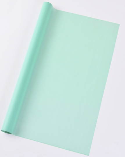 Ambalaj buchet flori waterproof rola 60x1000cm verde tiffany